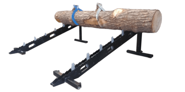 Pair of One-Way Loading Ramp (Max 24" Logs diameter)