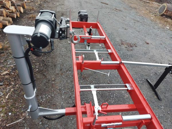 Manual logs turner with Electric winch - Image 6