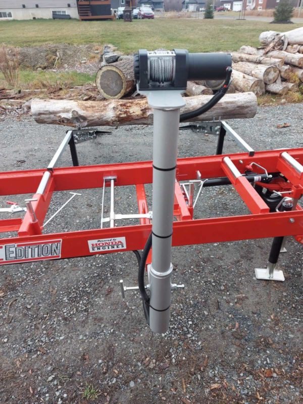 Manual logs turner with Electric winch - Image 7
