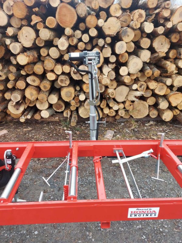 Manual logs turner with Electric winch - Image 8
