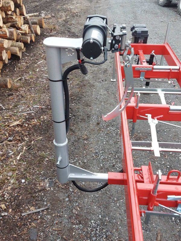 Manual logs turner with Electric winch - Image 3