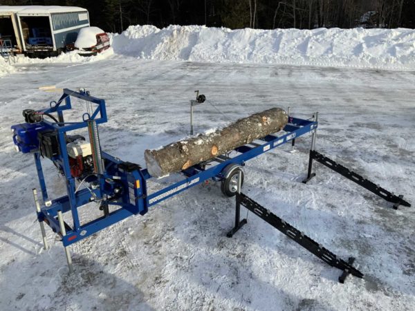One-Way Loading Ramps + Log turner with Manual winch combo - Image 2