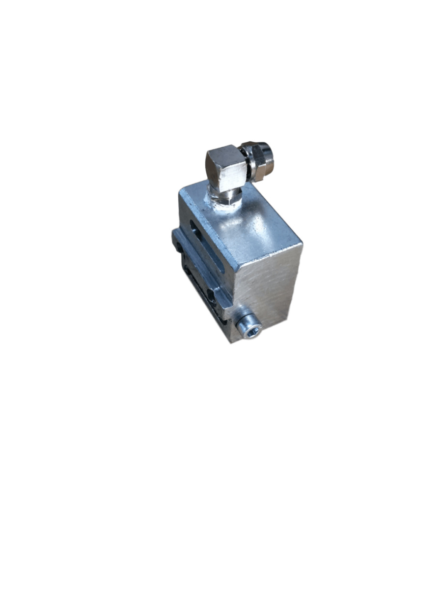 Tensioner and injector bloc