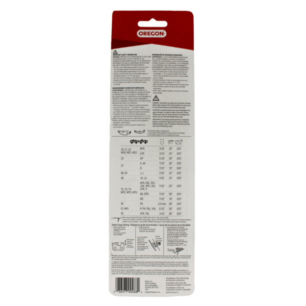 OREGON File Guide and File (3/16'') - Image 2